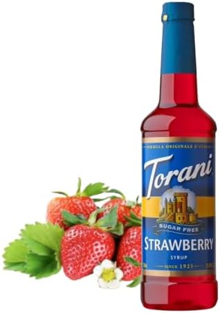 Torani Sugar Free Strawberry Syrup, 750ml