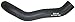JEGS 52471 Upper Radiator Hose 1965 Pontiac GTO V8 Tri-Power 389 I.D.: 1.500/1.5