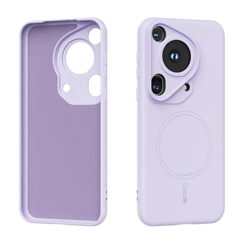 Coque Huawei Pura 70 Ultra de luxe en silicone liquide et velours intérieur