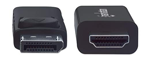 Manhattan DisplayPort 1.2 to HDMI Cable, 4K@60Hz, 3m, Male to Male, DP With Latch, Black, Not Bi-Directional - Image 3