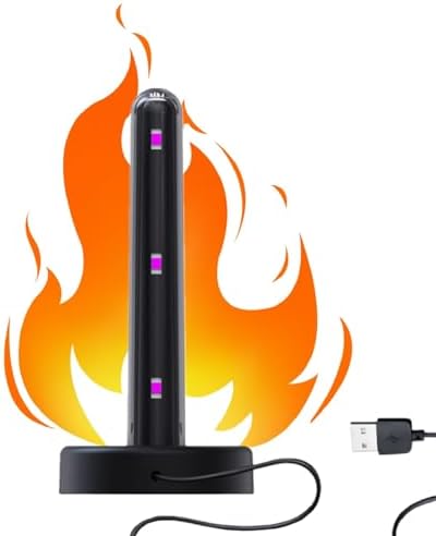 USB Stand-Type Mini Heater Heating Rod Toys Heater Heating Stick Warmer Rod with UV LED,Automatic Temperature Control to 42-46℃,Not for Room/Office Heating USB Stand-Type Mini Heater Heating Rod Toys Heater Heating Stick Warmer Rod with UV LED,Automatic Temperature Control to 42-46℃,Not for Room/Office Heating