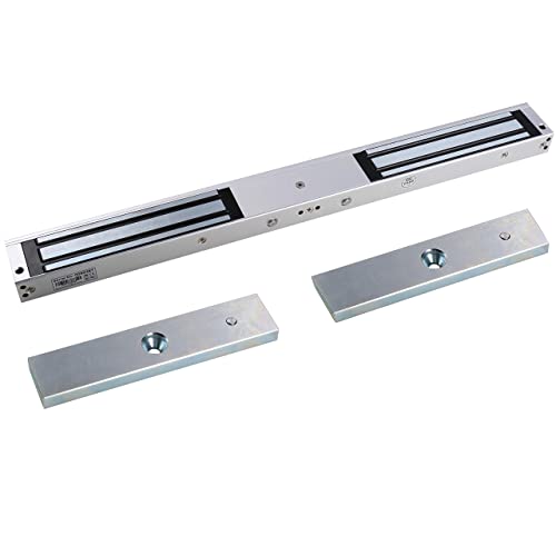 Uhppote 2 Puertas 280kg 600lbs Fuerzas Cerradura Eléctrica Magnética Nc Modo Para Doble Puerta