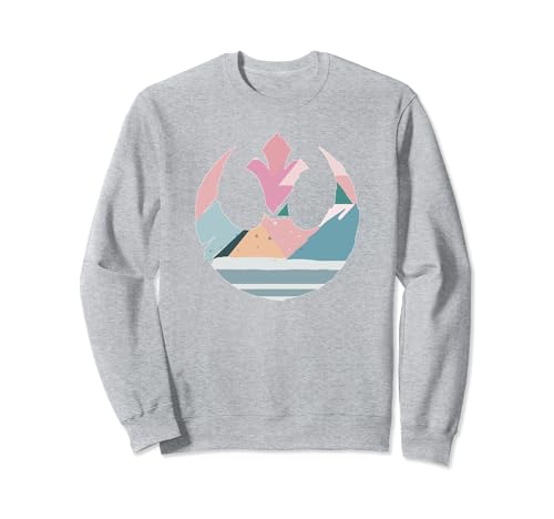 Sweat Star Wars femme et homme Rebel Alliance imprimé géométrique pastel