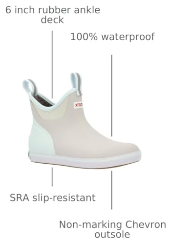 Image of XTRATUF Women's Trolling Pack Fleece Lined Ankle Deck Boot