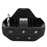 【PARA CONTROLADORES】 Diseñado para controladores, puede conectar sus auriculares estéreo para juegos con un conector de 3,5 mm al conector de 3,5 mm para recibir chat y audio de juegos estéreo.