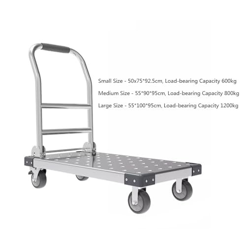 Carretilla plegable de acero inoxidable para carga miniatura 2
