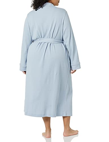 Amazon Essentials AE17514404-DUBLU-MEDIUM Women'S Lightweight Waffle Full-Length Robe thumb #3