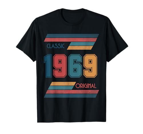 Clásico 1969 Original Retro Vintage Cumpleaños – desde 1969 Camiseta