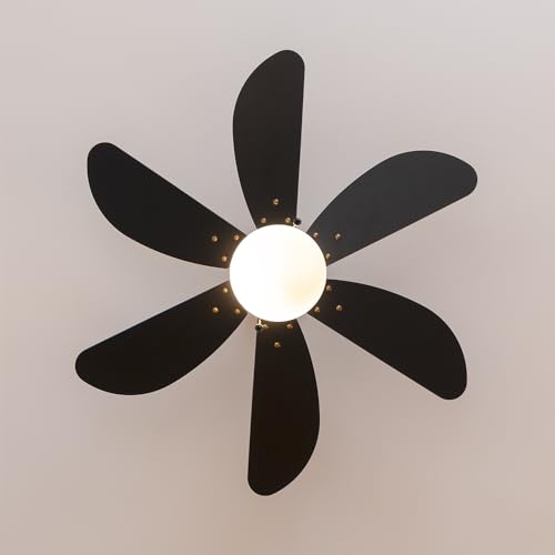 Cecotec - Ventilateur de Plafond avec Lumière EnergySilence Aero 3600 Vision Full Black - 50 W, Diamètre 91 cm, Ampoule non Incluse, 3 vitesses, 6 Pales, Mode Été/Hiver, Design Élégant