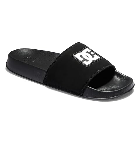 DC Slide Sandale Homme Claquette de Plage Noire Taille 44.5