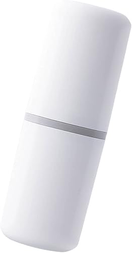 Miniatura 7 de 2 piezas de soporte de cepillo de dientes de viaje de plástico para cepillo de dientes portátil para viajes cepillo de dientes normal recipiente