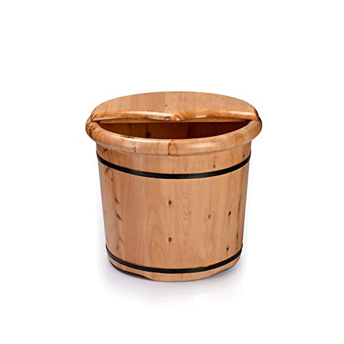 Bain de pieds et seau de trempage de massage en cèdre 35CM idée cadeau anniversaire et confort