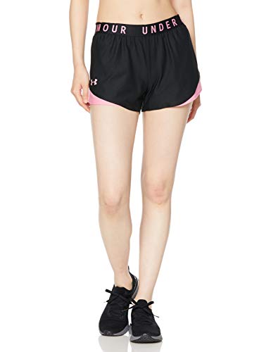 Under Armour (アンダーアーマー) レディース プレーアップ ショーツ 3.0 ブラック (004)/リップスティック 1X