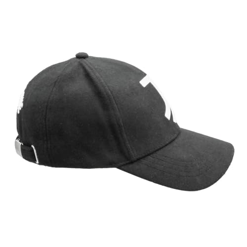Casquette Juventus feutre noir ajustable pour éviter les coups de vent - 2