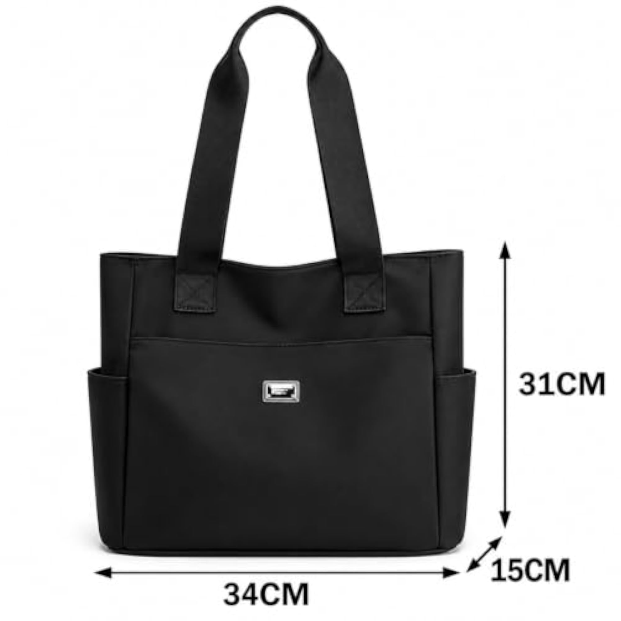 Women's Waterproof Nylon Shoulder Bag, Lightweight Tote Handbag