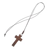 Usage Quotidien Et SpéCial: Idéal pour un usage quotidien ou pour rehausser une tenue lors d'événements spéciaux, ce pendentif croix en bois complète harmonieusement votre style personnel
