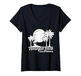 Photo Gallery donna huntington beach california ca vintage tramonto surfer retro maglietta con collo a v Photo Gallery donna huntington beach california ca vintage tramonto surfer retro maglietta con collo a v