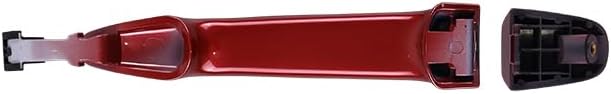 1 Lot 4 Doors Exterior Handle Compatible with Toyota 4runner 2003-2009 Camry 2007-11 Tacoma 2005-2015 Avalon 2005-2012 (Red)