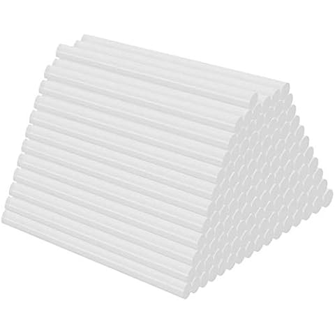 Hot Glue Sticks 100 Pieces Glue Sticks for Mini Hot Glue Gun, Transparent 7x100 mm Cover