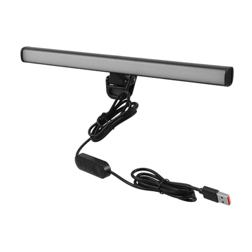 OUNONA Luz De Protección De Ojos De Pantalla Barra De Luces Led Para Monitores Barra De La Lámpara Del Monitor Luz De La Computadora Lámpara De Computadora Abdominales Negro