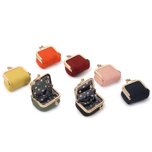 Leather Small Women Coin Wallet Purse (Pink)4