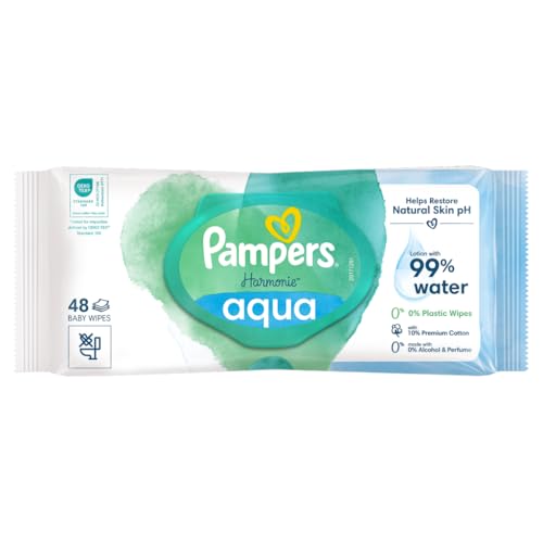Pampers Harmonie Aqua Lingettes pour bébé sans plastique