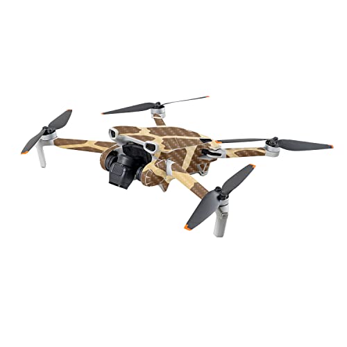 Image of MightySkins Carbon Fiber Skin Compatible with DJI Mini 3 - Giraffe | Protective, Durable Textured Carbon Fiber Finish | Easy to Apply | Made in The USA