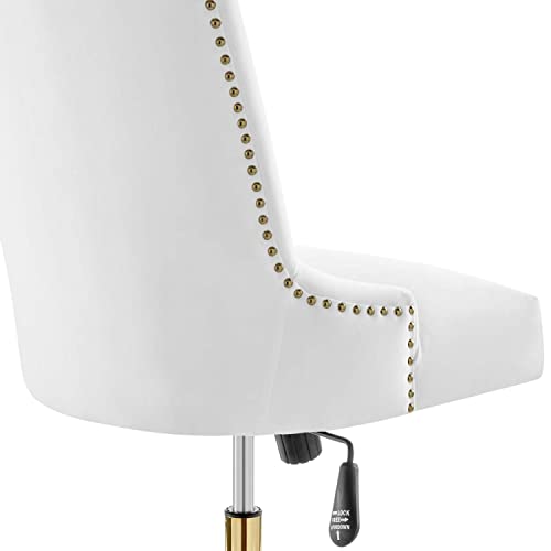 Modway Empower Channel Tufted Performance Velvet Office Chair In Gold White #TOP5
