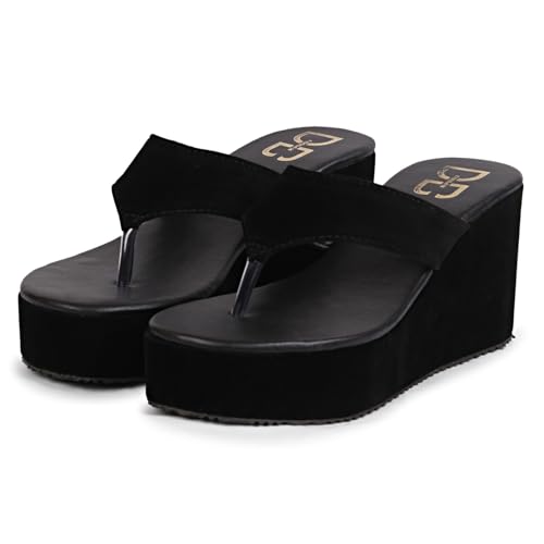 Image of DB Cooper Fashion Platform Wedges Casual Heels Sandals Comfortable and Stylish Women & Girls