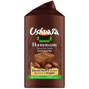 Ushuaia Hammam Douche Gommante Savon Noir 250ml Ushuaia Hammam Exfoliating Shower Soap 250ml