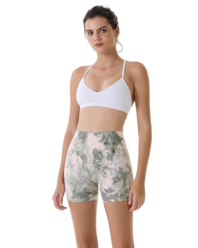 Image of AUROLA Dream Collection Women Workout Shorts High Waist Gym Shorts, Scrunch Butt Seamless Athletic Shorts