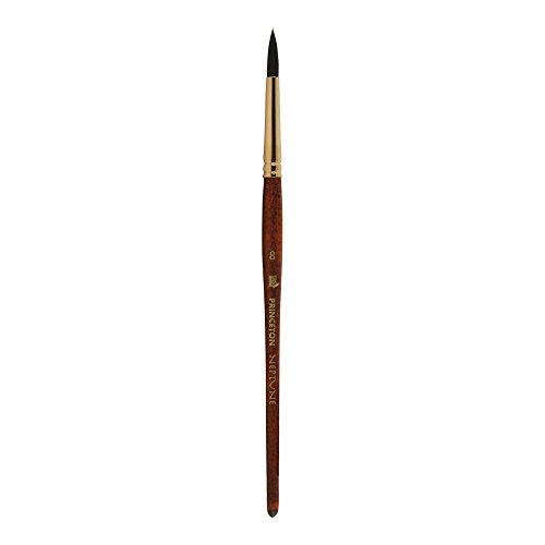 Princeton Artist Brush, Neptune Series 4750, Synthetic Squirrel Watercolor Paint Brush, Round, Size 8