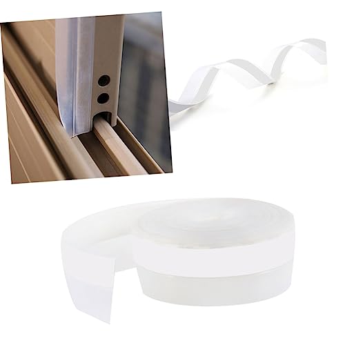 CRILSTYLEO 1 Rolo De Tira De Vedação À Prova D'Água Fita Adesiva De Silicone Para Janelas Barras De