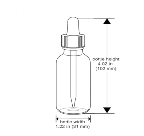 Image of Amber Glass Bottles with Dropper(30ml x 12Pcs) - Gold Ring | White Silicon Teat | Ideal for Essential Oils, DIY Oil Blends, Perfumes, Cosmetics, Beauty Products (Pack of 12)