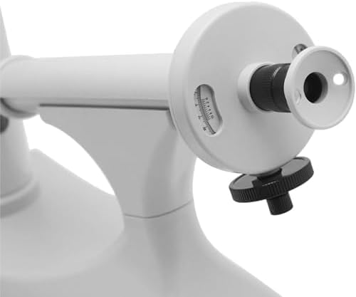 ZMJGLL Ręczny przyrząd polaryzacyjny ze źródłem światła lampy sodowej, lupa 4x, zakres pomiarowy od -180° do +180°, dokładność 0,05°, skala 1°, obsługuje probówki 100 mm i 200 mm