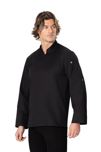 Manteau de chef Lansing Chef Works vêtement de cuisine homme veste noire