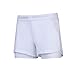 Babolat Exercise Short Girl Pantalón Corto, Unisex niños, White/White, 8-10 años