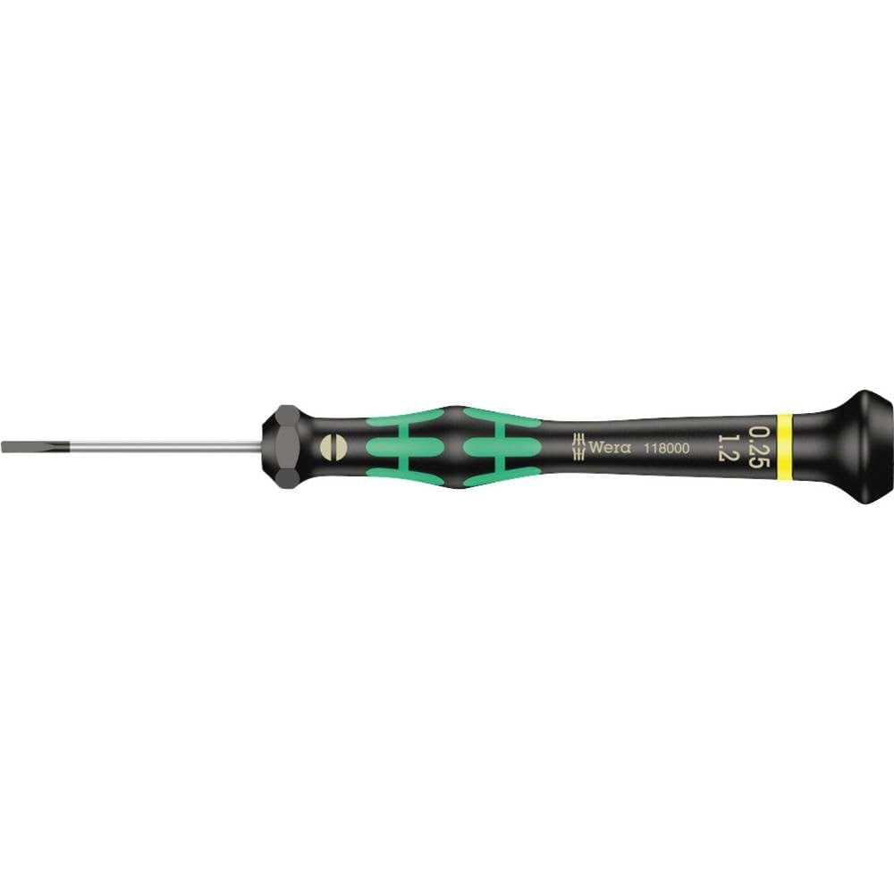 Wera Multi-Colour Kraftform 2035 Micro Screwdriver - Slotted Tip 1.2 Mm