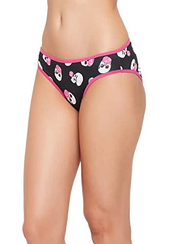 Image of Clovia Women's Cotton Low Waist Printed Bikini Panty