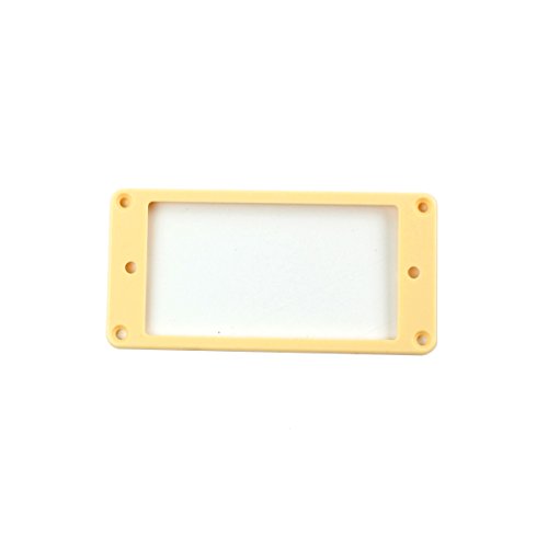Humbucker Pickup Mounting Rings 4mm height,Flat bottom Cream