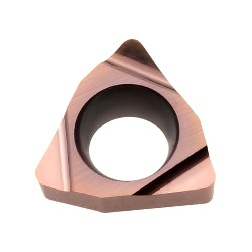 Outils de tournage carbure WBGT060102L-F pour plaquette CNC acier inoxydable 10 pièces
