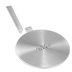 ACTIV CUISINE Adattatore induzione 24 cm disco convertitore per piastra di cottura a induzione, piastra di diffusione di calore in Acciaio Inox