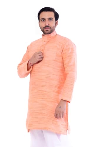 Image of Men's Khadie Cotton Relaxed Straight Kurta