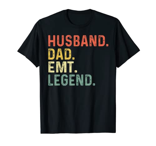 Hombre Marido papá Emt Legend divertido regalo retro para papá Camiseta