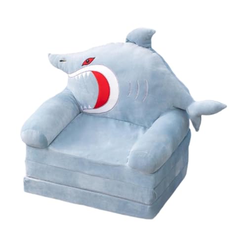 RoaQinFo Sofá-sillón Shark, Silla Plegable Infantil, Cama, Asiento Ligero, Tumbona Plegable, Sillón para Sala de Juegos.