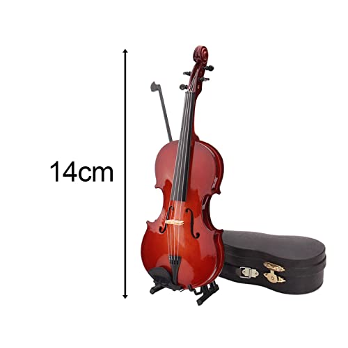 Violon miniature 14cm petit modèle d'instrument de musique pour cadeau