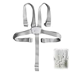 1Pcs High Chair Harness, Adjustable Baby Seat Belt 5 Point Harness Straps High Chair Straps Car Seat Straps Anti Escape High Chair Security Straps for High Chair Kids Stroller Pram Buggy (Set A)