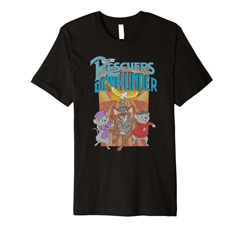 T-shirt The Rescuers Down Under Disney haut premium pour look casual urbain