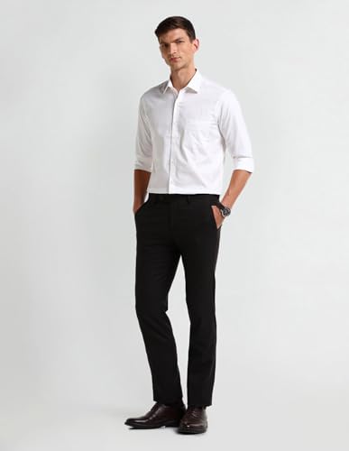 Image of Arrow Slim Fit Mens Formal Shirt - 100% Cotton, Breathable & Comfortable, Full Sleeves Shirts for Men