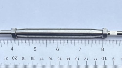 US Stainless Tensores de Acero Inoxidable 316 con Mano para Cable de 1/8" miniatura 7